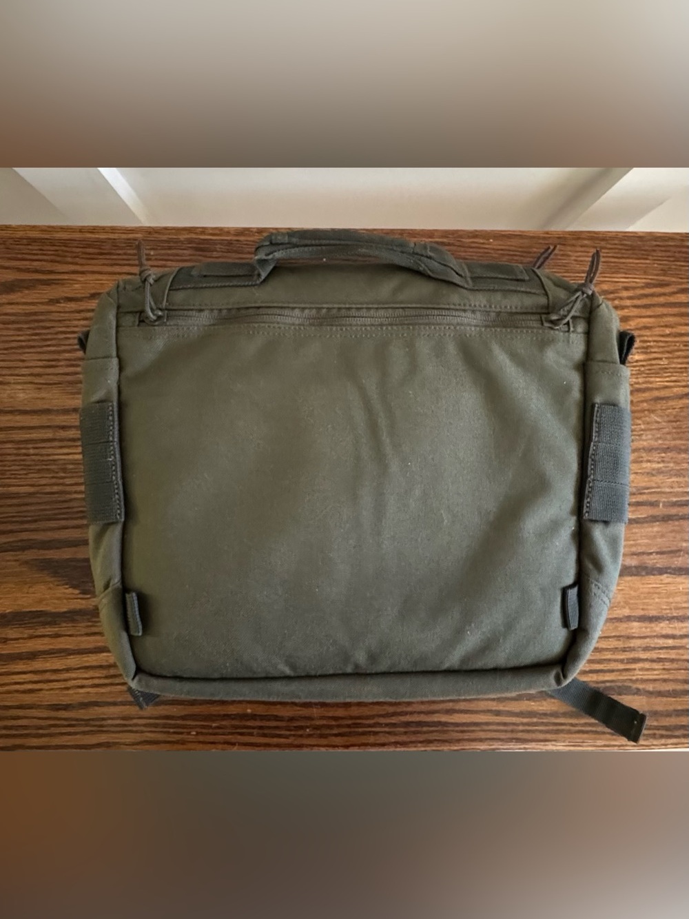 Men's Tactical Messenger Bag in Olive Green - Picture 3 of 7